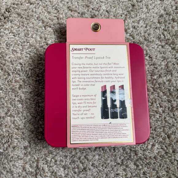 Laura Geller Smart Pout Transfer-Proof Lipstick Trio - Picture 2 of 3